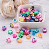330pcs 11 Style Handmade Polymer Clay Beads CLAY-FW0001-01-4