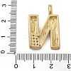 Brass Micro Pave Cubic Zirconia Pendants KK-B126-02G-N-3