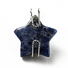 Natural Sodalite Pendants G-D473-03P-02-2