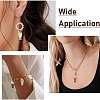 40Pcs 8 Styles Alloy Enamel Pendants ENAM-CJ0003-15-7