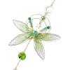 Resin Butterfly Hanging Ornaments HJEW-TA00179-4