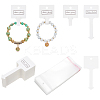 1 Set Paper Hair Ties Display Cards AJEW-WR0002-30-1