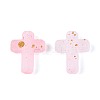 Gradient Color Transparent Acrylic Beads OACR-M023-03E-3