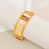 Brass Link Chain Bracelets for Women KS2750-1-1