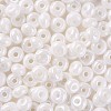 Opaque Colours Luster Glass Round Beads SEED-S045-002A-B01-1