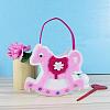 Non Woven Fabric Embroidery Needle Felt Sewing Craft of Pretty Bag Kids DIY-H140-07-1