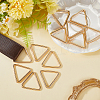 12Pcs Triangle Iron Linking Rings IFIN-CP0002-96LG-3