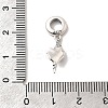 Anti-Tarnish 925 Sterling Silver European Dangle Charms STER-Z013-01P-3