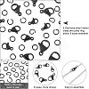 36Pcs 6 Style PVD Vacuum Plating 304 Stainless Steel Lobster Claw Clasps STAS-UN0028-35-6