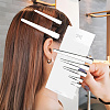 50Pcs 5 Styles Iron Alligator Hair Clip Findings FIND-GF0008-06-4