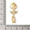 Brass Micro Pave Cubic Zirconia Fold Over Clasps KK-B098-05G-03-3