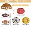 10Pcs 5 Styles Hotfix Rhinestone (Hot Melt Adhesive On The Back) DIY-FG0005-50-2