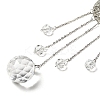Ring Iron Hollow Big Pendant Decorations LS-DJEW-PW0007-06-3