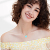 48Pcs 6 Colors Eco-Friendly Zinc Alloy  Pendants ENAM-GO0001-09-7
