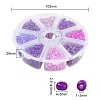 8 Style 6/0 Glass Round Seed Beads SEED-YW0001-39C-3