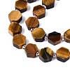 Natural Tiger Eye Beads Strands G-P534-A21-01-3