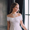 1Pc Iron Rhinestone Tennis Chains Bib Necklace NJEW-FG0001-11B-6
