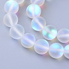 Synthetic Moonstone Beads Strands X-G-R375-6mm-A13-1