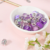 Alloy Rhinestone/Resin European Beads MPDL-SC0001-11C-7