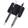1Pc Imitation Leather Loss-Proof Portable Pen Holder AJEW-MA0001-12B-1