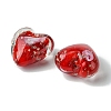 Luminous Handmade Gold Sand Lampwork Beads X-FOIL-B001-04A-2