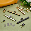 4 Sets 4 Colors DIY Zinc Alloy Purse Twist Lock Fasteners FIND-UN0003-43-2