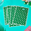 Polka Dot PET Plastic Packing Bags with Die Cut Hole Handle ABAG-TADJ0002-001D-3