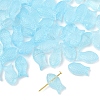 50Pcs Transparent Spray Painted Glass Beads GLAA-FS0002-06E-1
