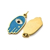 304 Stainless Steel Enamel Pendants STAS-E550-60G-2