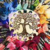 16-Position Wood Embroidery Thread Storage Trays TOOL-WH0056-032-6