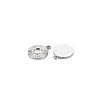 304 Stainless Steel Pendant Enamel Settings STAS-N097-205P-2