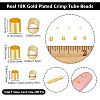 600Pcs 3 Styles Brass Spacer Beads KK-BBC0011-70G-2