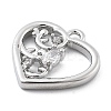 Brass Micro Pave Cubic Zirconia Pendants KK-H511-01P-04-2