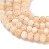Dyed Natural Malaysia Jade Rondelle Beads Strands G-E316-2x4mm-36-4