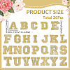 26Pcs Letter A~Z Glitter Powder with Paillette Sew on Cloth Patches PATC-MA0001-54C-2