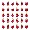 80Pcs Glass Pearl Pendants PALLOY-FH00015-1