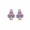 Rack Plating Rainbow Color Alloy Pendantsd PALLOY-S180-375-2