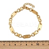 304 Stainless Steel Chain Bracelets for Women Men BJEW-Z143-28G-5