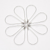 Tarnish Resistant 304 Stainless Steel Wire Pendants LS-X-STAS-S103-08-1