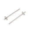 Tarnish Resistant 304 Stainless Steel Stud Earring Findings STAS-Q036-1-2