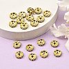 Brass Grade A Crystal Rhinestone Spacer Beads X-RB-A006-10MM-G-2