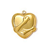 304 Stainless Steel Pendants STAS-OY009-46G-3