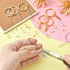 20Pcs 2 Colors Iron Split Key Rings PALLOY-CJ0002-65-4