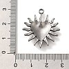 304 Stainless Steel Pendants STAS-H223-15AS-01-3