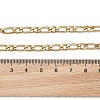 Ion Plating(IP) 304 Stainless Steel Figaro Chain Bracelets BJEW-I274-03G-3