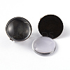 25mm Transparent Clear Domed Glass Cabochon Cover for Brass Portrait Ring Making KK-X0019-NF-2