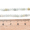 Natural Flower Amazonite Beads Strands G-Z116-A18-3mm-5