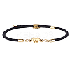 1Pc Adjustable Nylon Cord Bracelets for Women Men BJEW-LP0001-30W-1