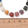 Chakra Natural Lava Rock Round Beaded Necklaces GG-CBA922D-05A-5