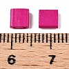 2-Hole Baking Paint Glass Seed Beads SEED-S023-17C-25-4
